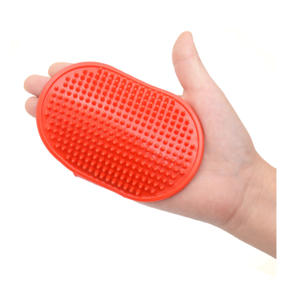 Adjustable Oval Shape Bath Massage Brush For Pet Dogs Cleaning Supplies 42335 Newblue Dog Grooming