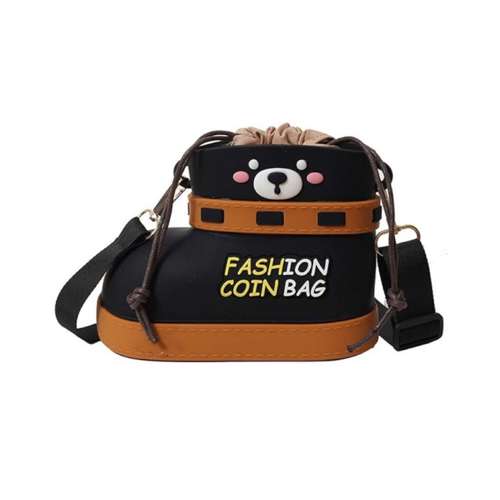 Silicone Crossbody Bag Multi Way Lightweight Purse With Spacious Design(Black) Women's Bags & Handbags