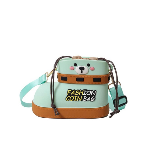 Silicone Crossbody Bag Multi Way Lightweight Purse With Spacious Design(Turquoise) Women's Bags & Handbags