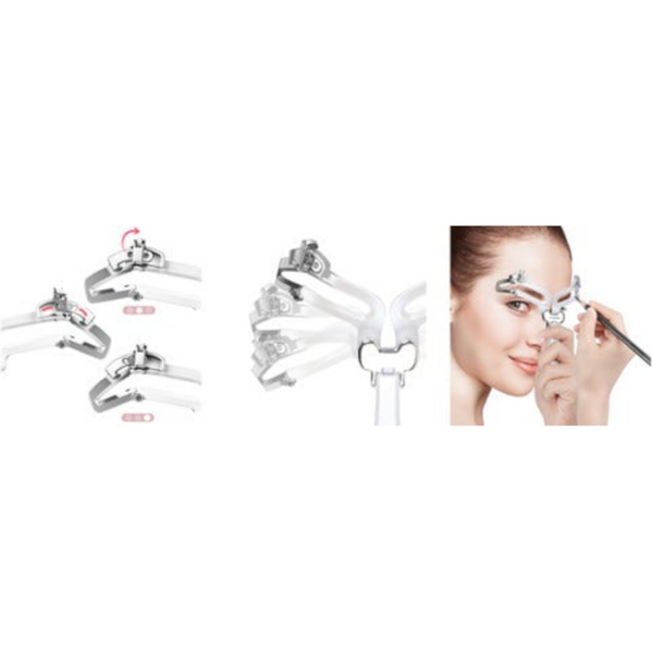 3 In 1 Eyebrow Shapes Stencil Beauty Tools Eyebrow Liner & Definition