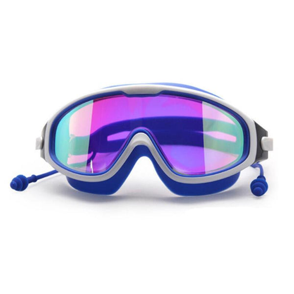 Adult Swimming Glasses Diving Waterproof Anti Fog Hd Colourful Goggles