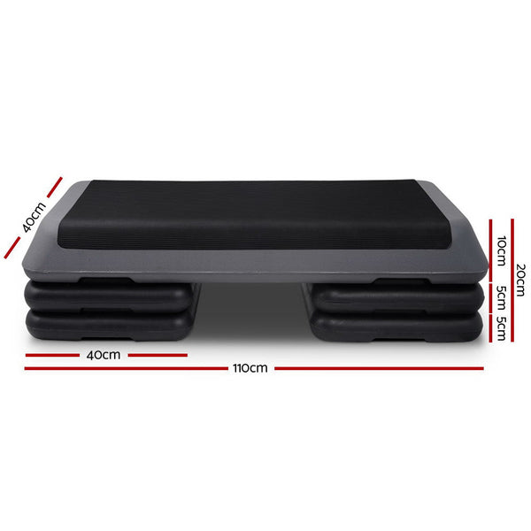 Everfit 3 Block Level Aerobic Step Bench Fitness Steps