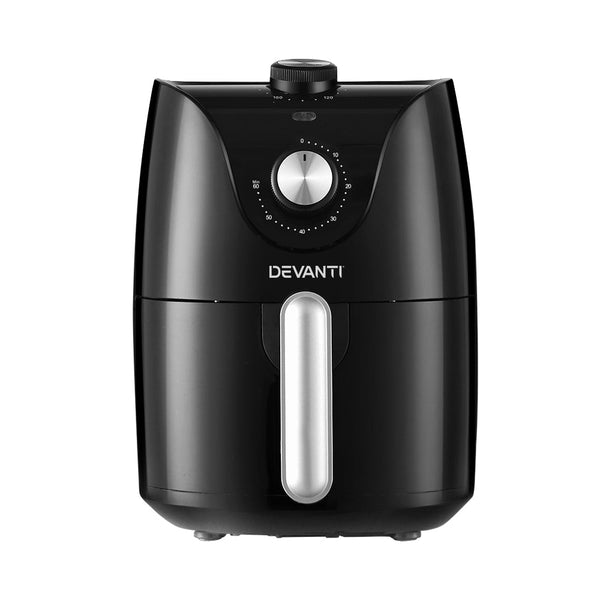 Devanti Air Fryer 2.5L Electric Fryers Airfryer Healthy Cooker Oil Free Kitchen Air Fryers