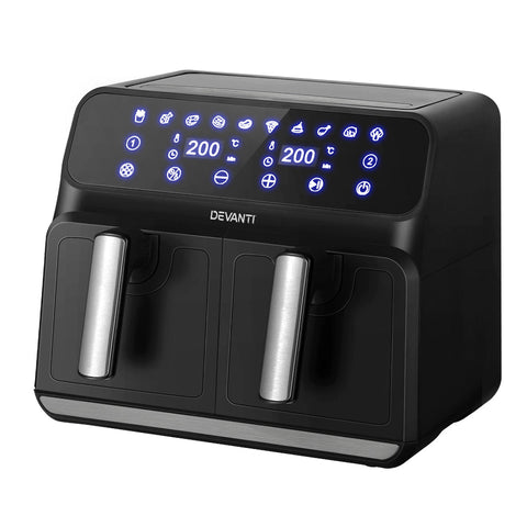 Devanti Air Fryer 8L Lcd Fryers Oven Airfryer Healthy Cooker Oil Free Kitchen Air Fryers