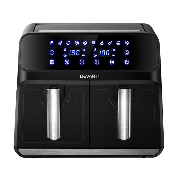 Devanti Air Fryer 8L Lcd Fryers Oven Airfryer Healthy Cooker Oil Free Kitchen Air Fryers
