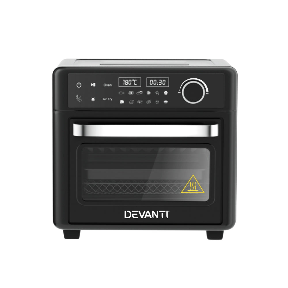 Devanti Air Fryer 15L Lcd Fryers Oven Air Fryers