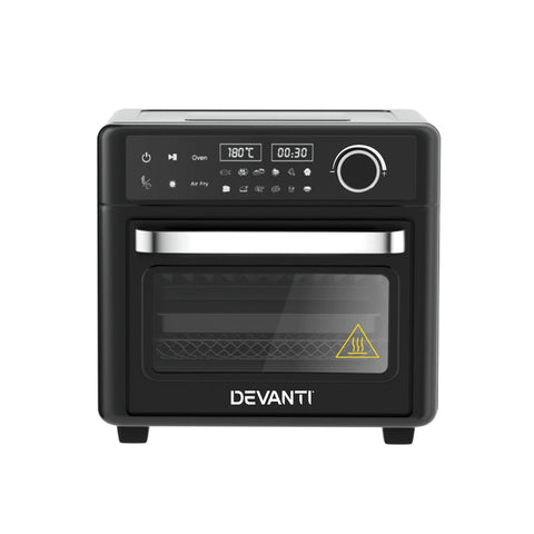 Devanti Air Fryer 15L Lcd Fryers Oven Air Fryers