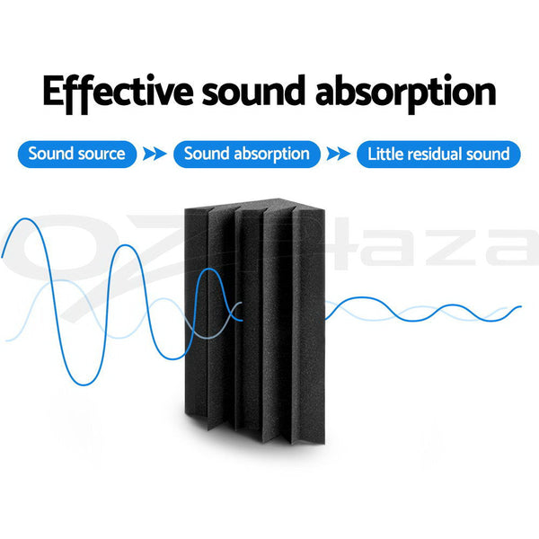 Alpha 20Pcs Studio Acoustic Foam Corner Bass Trap Sound Absorption Treatment Soundrproofing Panels