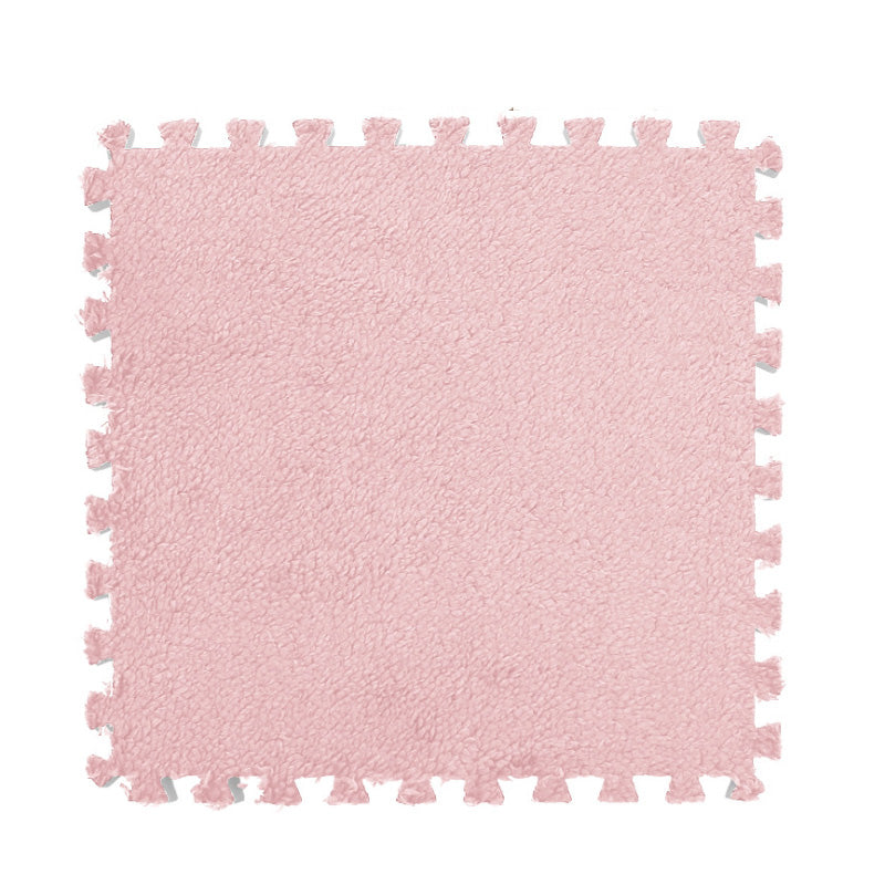 Splicing Mat Pink 30X30cm 24Pcs Foam Floor Non Slip Household Living Room Door Mats & Floor Mats