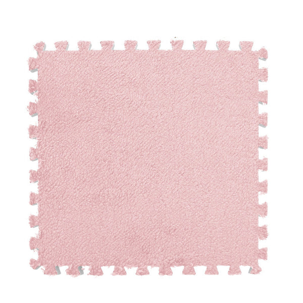 Splicing Mat Pink 30X30cm 24Pcs Foam Floor Non Slip Household Living Room Door Mats & Floor Mats
