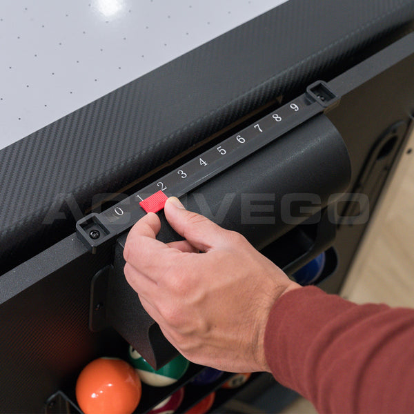 Activego Airshot 4 In 1 Velvet Cloth Pool Table And Hockey With Tennis Desktop Ball Puck Return System Easy Flip Design Full Billiards Balls Cues Bats