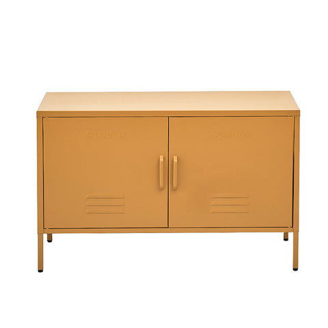 Artissin Buffet Sideboard Locker Metal Storage Cabinet - Base Yellow