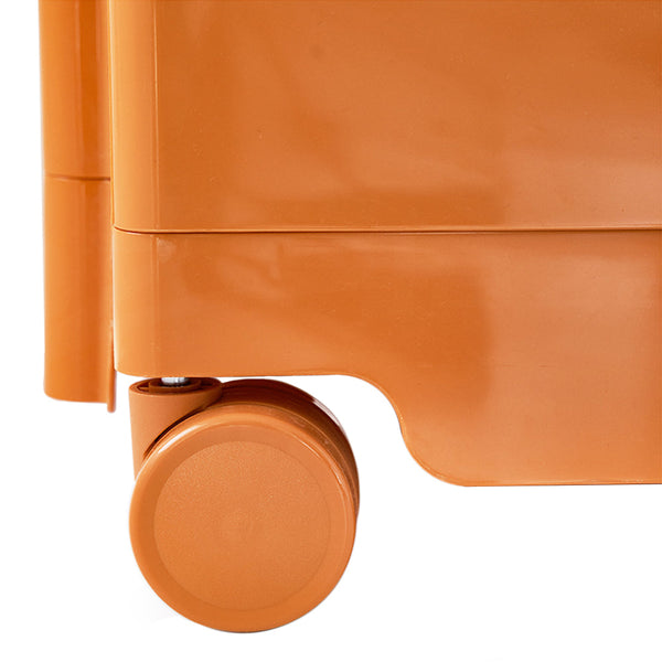Artiss Artissin Bedside Table Side Tables Nightstand Organizer Replica Boby Trolley 5Tier Orange Bedside Tables