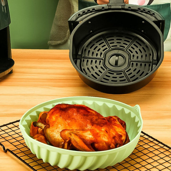 Air Fryer Silicone Pot Basket Liner Non-Stick Reusable Baking Tray