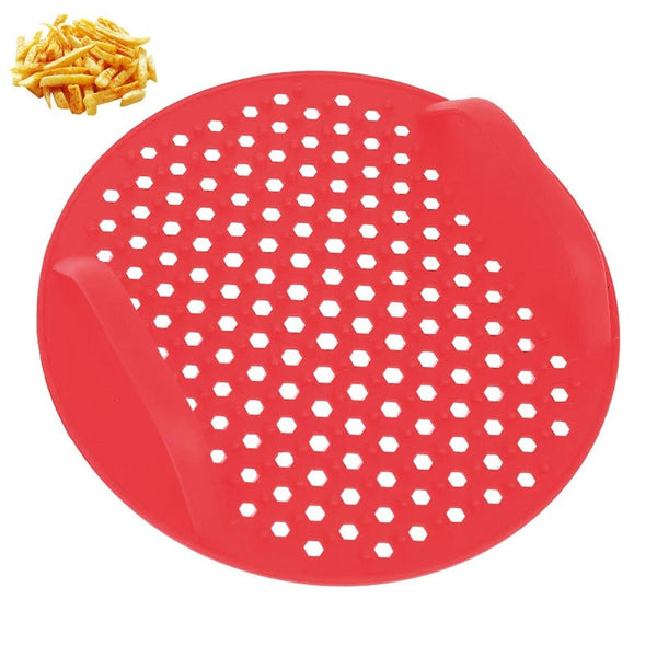 Air Fryer Silicone Pot Baking Basket Oven Non Stick Liners Reusable Features Air Fryer Accessories