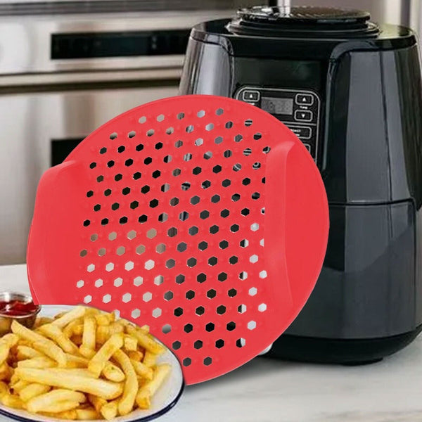 Air Fryer Silicone Pot Baking Basket Oven Non Stick Liners Reusable Features Air Fryer Accessories
