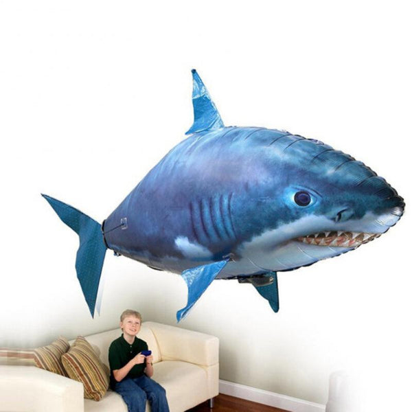 Flying Balloon Air Shark Toy Animal Remote Controlled Gift For Kids Wind Up Toys