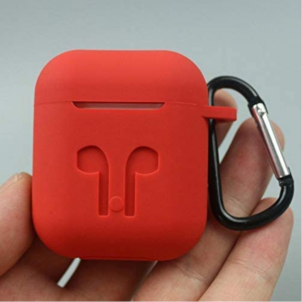 Airpods Earphone Protection Sleeve Silicone Protective Cover Red Cases Covers & Skins