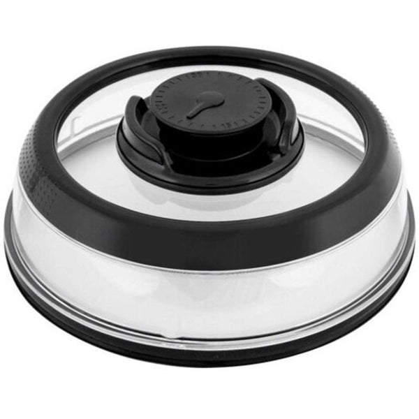 Airtight Vacuum Food Sealer Kitchen Instant Sealing Cover Black Bowl Plate Food Storage Containers