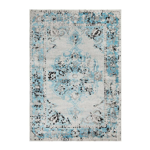 400X300cm Rug Culture Alexa Transitional Blue Grey By Rugs
