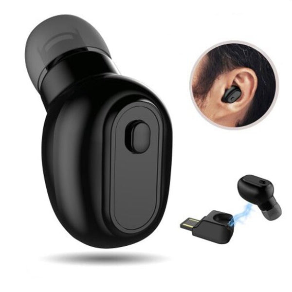 Bth Ipans Mini Bluetooth Earphone Single Earbud Black Earbuds