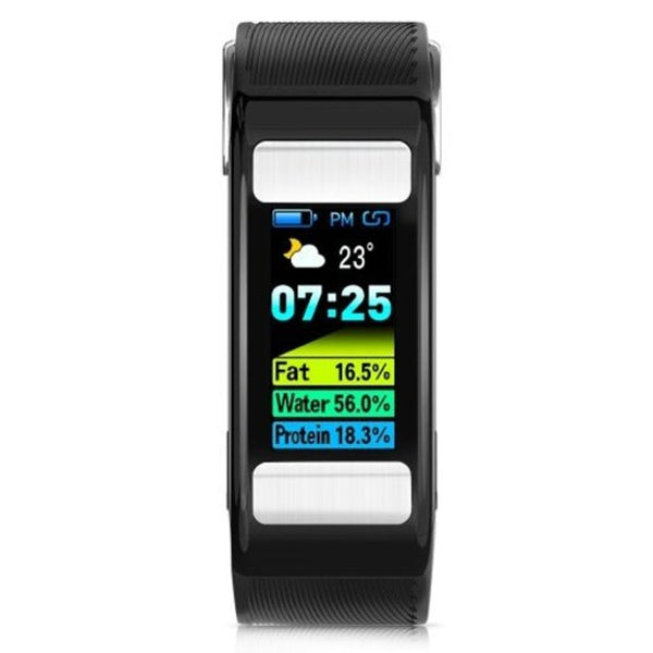 T9 Body Fat Fitness Tracker Smart Sports Bracelet Black Smart Watches