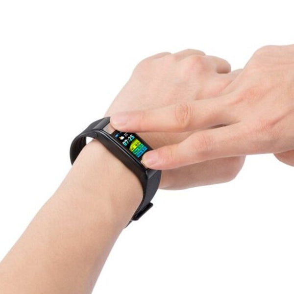 T9 Body Fat Fitness Tracker Smart Sports Bracelet Black Smart Watches