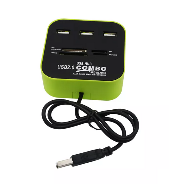 All In 1 Usb 2.0 3 Port Hub Multi Card Reader Computer Accessories Usb Cables Hubs & Adapters