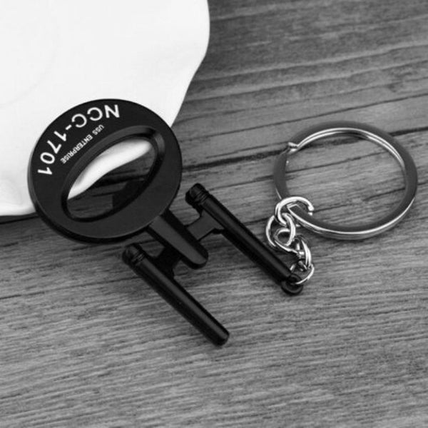 Alloy Multifunctional Bottle Opener Key Chain Ring Black Corkscrews & Bottle Openers