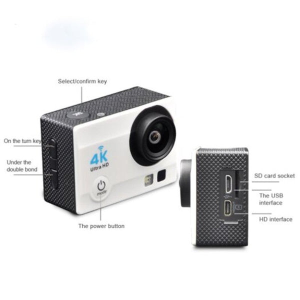Allwinner V3 Sony179mini Wifi Sport Camera Waterproof 30M Dv 4K Action White Digital Cameras