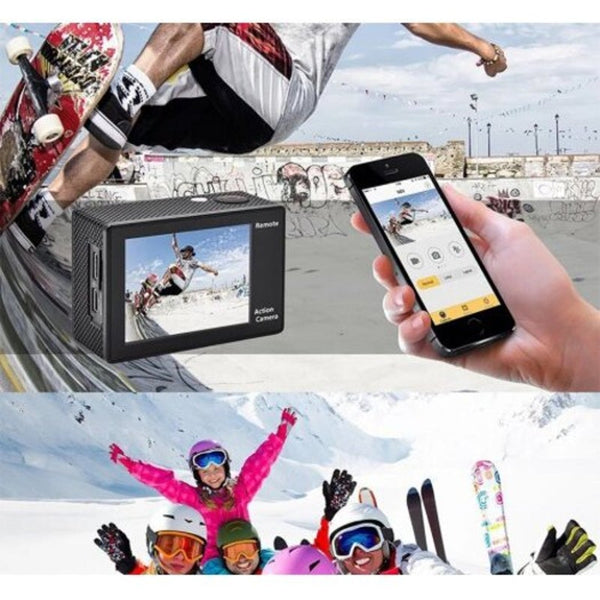 Allwinner V3 Sony179mini Wifi Sport Camera Waterproof 30M Dv 4K Action White Digital Cameras