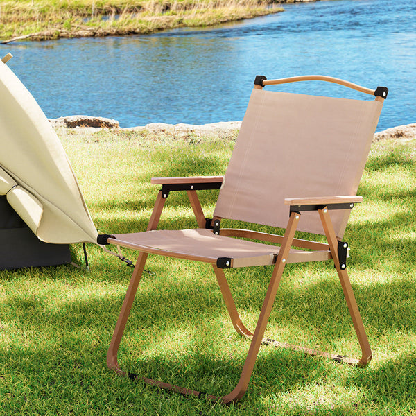 Camping Chairs Gardeon Outdoor Portable Folding Beach Patio Furniture