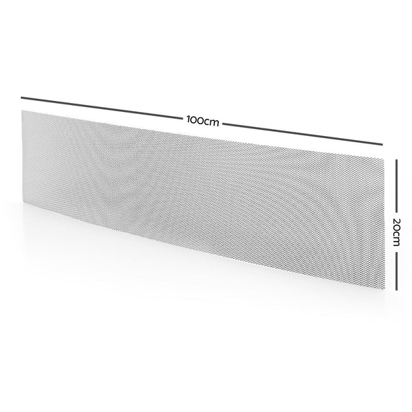 Gardeon 30 Piece Aluminium Gutter Guard Leaf Mesh Silver Gutter Guards