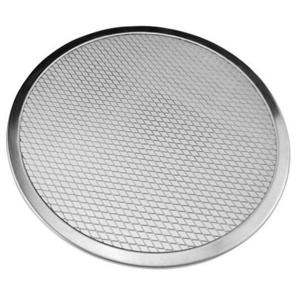 Aluminium Flat Mesh Pizza Screen Oven Baking Tray Net Silver 22.86Cm Baking Trays