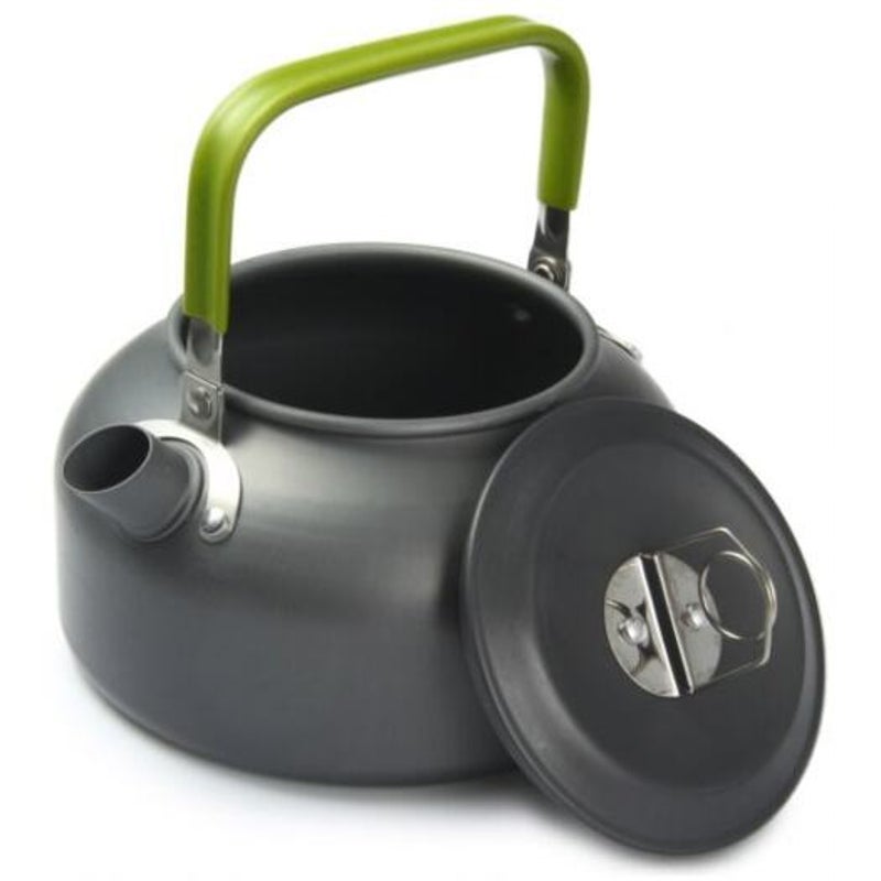 Aluminum 0.8L Camping Teapot Water Kettle Gray Camping Kettles