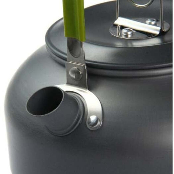 Aluminum 0.8L Camping Teapot Water Kettle Gray Camping Kettles