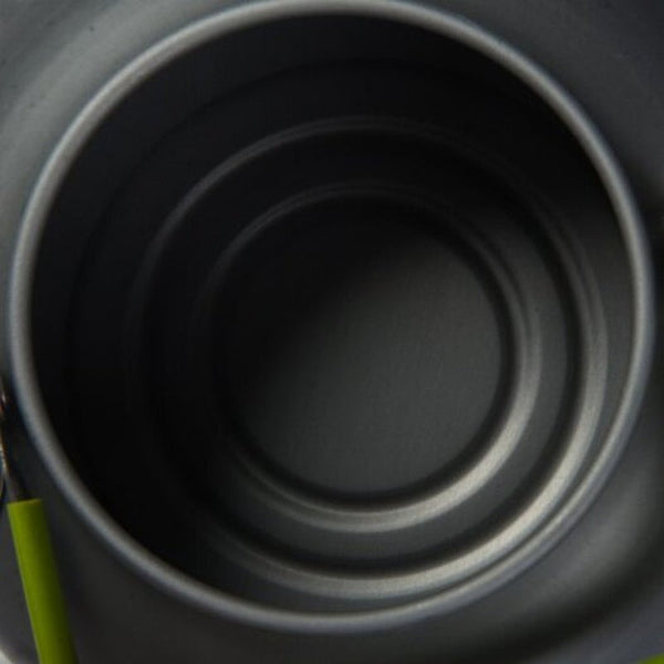 Aluminum 0.8L Camping Teapot Water Kettle Gray Camping Kettles