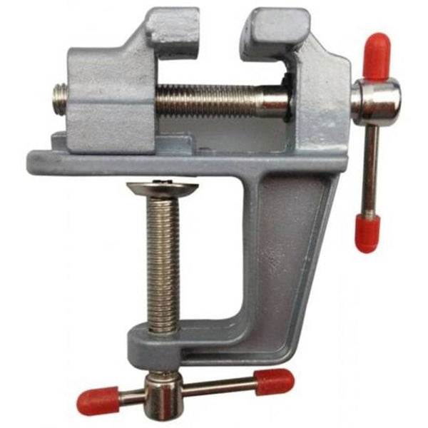 Aluminum Alloy Mini Table Vise Small Flat Pliers Silver Clamps & Vices