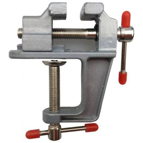 Aluminum Alloy Mini Table Vise Small Flat Pliers Silver Clamps & Vices