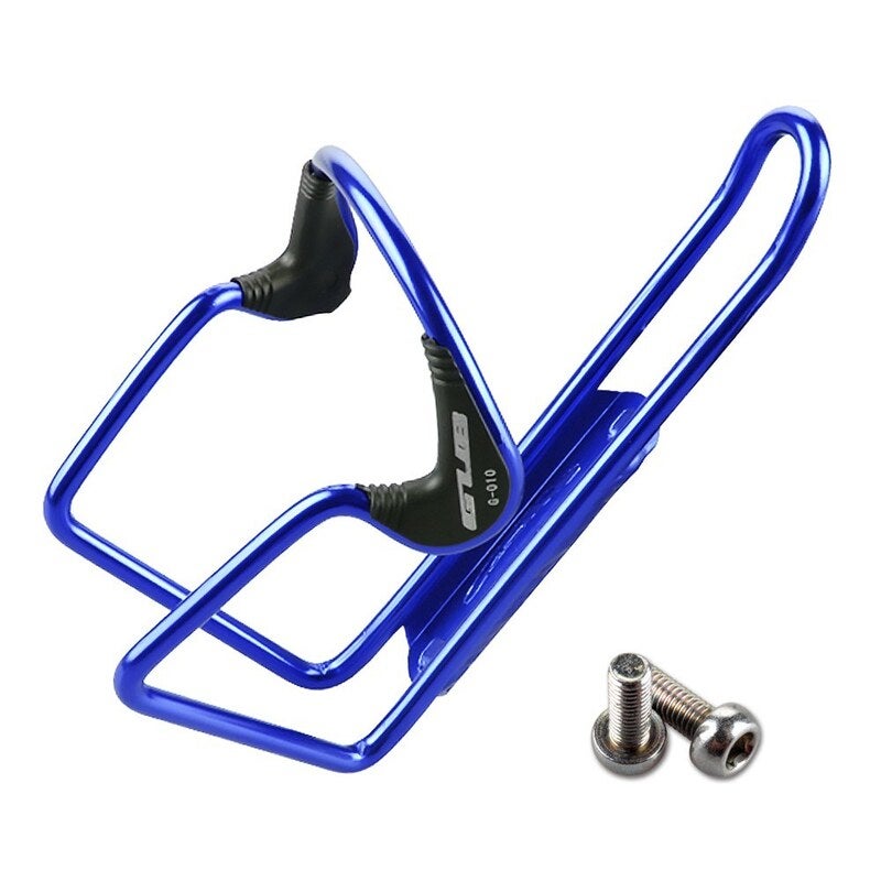 Aluminum Bicycle Bike Water Bottle Cage Cycling Drink Rack Holder Blue Water Bottle Cages