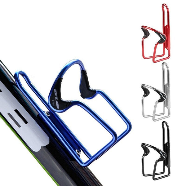 Aluminum Bicycle Bike Water Bottle Cage Cycling Drink Rack Holder Blue Water Bottle Cages
