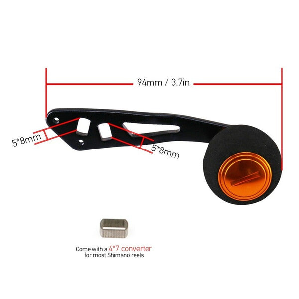 Aluminum Fishing Reel Handle Blackgold Reel Parts & Repair