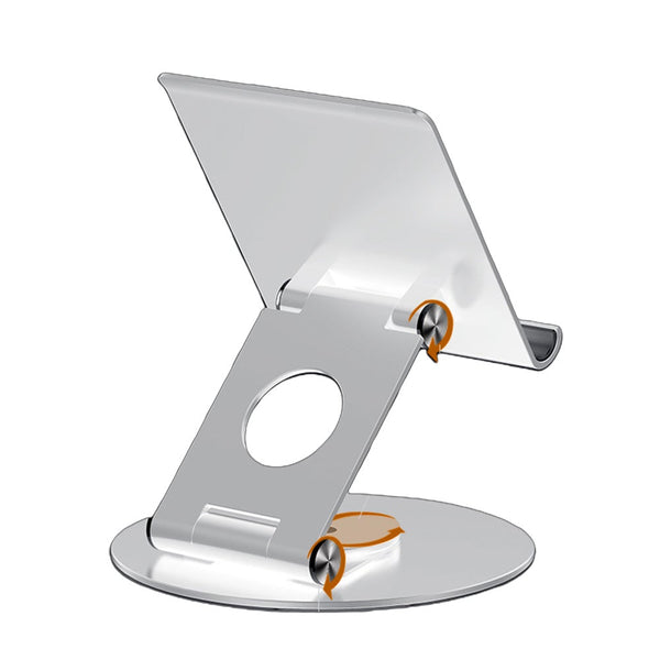 Aluminum Phone Tablet Stand With 360 Degree Rotating Base Mount Holder