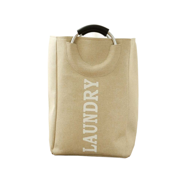 Aluminum Alloy Handle Clothes Storage Bucket Folding Basket Dirty Sorter Laundry Large Laundry Baskets & Hampers