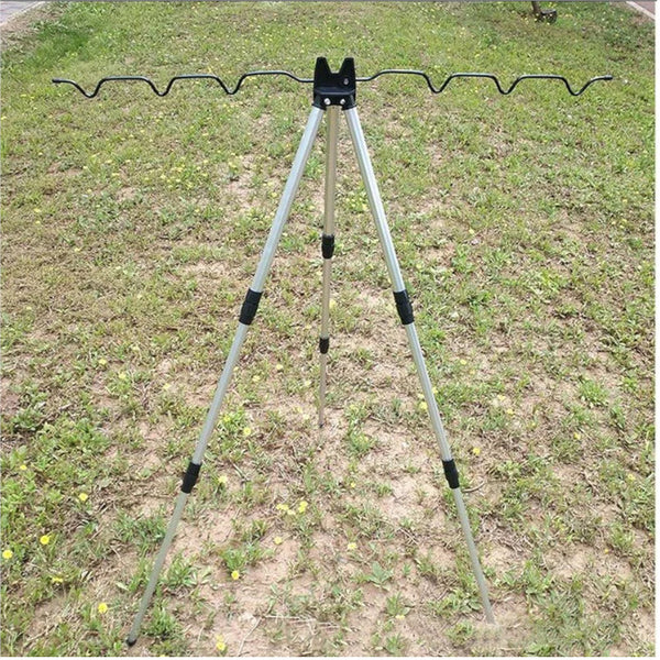 Aluminum Alloy Telescopic Fishing Rod Stand 01 Rod Rests & Holders