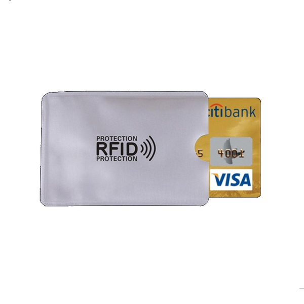 Aluminum Foil Rfid Blocking Card Holder Business Card Holders