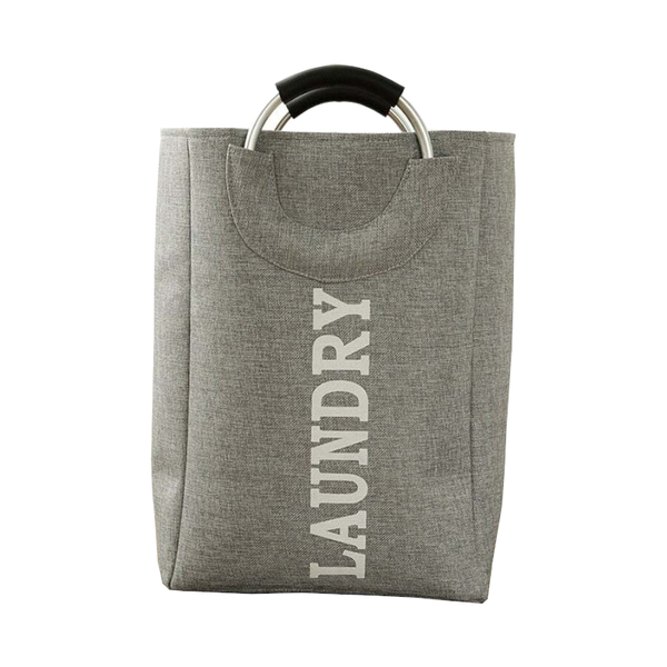 Aluminum Alloy Handle Clothes Storage Bucket Folding Basket Dirty Sorter Laundry Large Laundry Baskets & Hampers