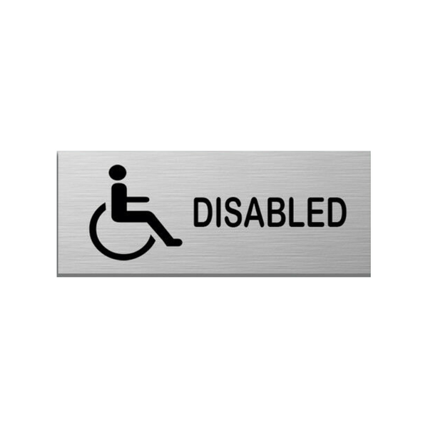 Small 15X6cm Aluminum Plastic Door Sign Residential Commercial Plaques & Signs