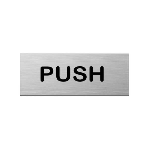 Small 15X6cm Aluminum Plastic Door Sign Residential Commercial Plaques & Signs