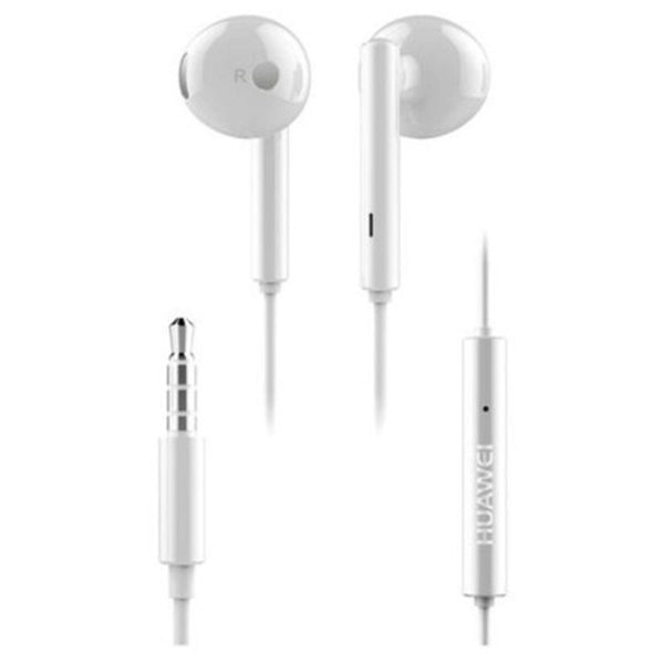 Am115 Metal In Ear Earbuds Wired Control Earphones With Mic White 1Pc